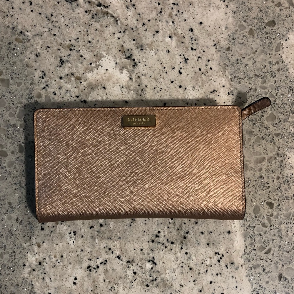 Kate Spade wallet - rose gold